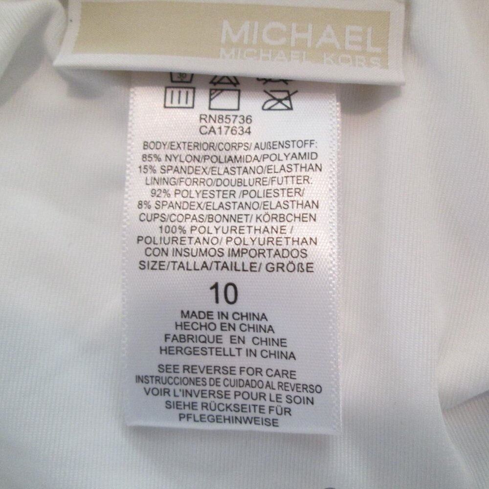 MICHAEL Michael Kors White Cutout Swimsuit - Picture 8 of 12